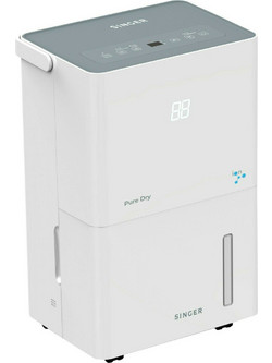 Singer SDHM-20L Pure Dry Ion Αφυγραντήρας με Ιονιστή 20lt
