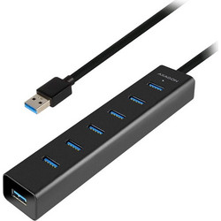 Axagon HUE-SA7BP USB Hub 3.0 USB-A με 7 Θύρες USB-A & Εξωτερική Παροχή Ρεύματος