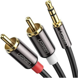 UGREEN Καλώδιο Ήχου 3.5mm σε 2xRCA M/M AV116 10590 3m Μαύρο