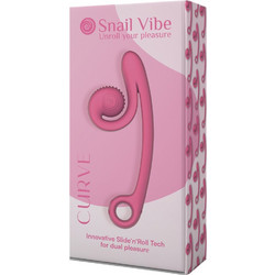 Snail Vibe Curve Vibrator Δονητής G-Spot Ροζ