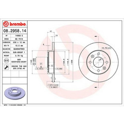 Magneti Marelli Δισκόπλακα - 360406042100