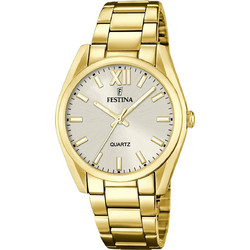 Festina Γυναικείο Ρολόι με Χρυσό Μεταλλικό Μπρασελέ F20640/1