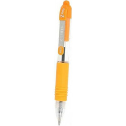 Zebra Z-Grip Mini Bulk Orange Στυλό Gel 0.7mm Πορτοκαλί