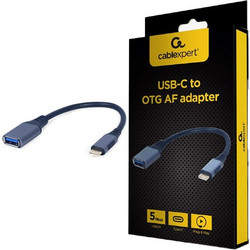 CABLEXPERT USB-C TO OTG AF ADAPTER SPACE GREY RETAIL PACK