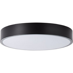 Φωτιστικό Οροφής Απλίκα Slimline Brilliant, με λαμπτήρα LED και διαστάσεις 33x33x6.5cm - Μαύρο