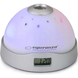ESPERANZA επιτραπέζιο ρολόι EHC001 με προβολέα & LED, ξυπνητήρι