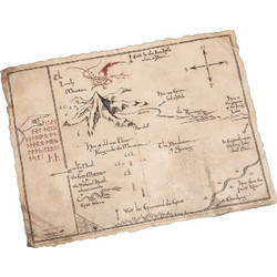 The Hobbit Art Print Thorin's Map 40 x 30 cm