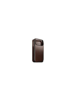 Nomad Modern Leather Folio, rustic brown (Horween) - iPhone 17 Pro