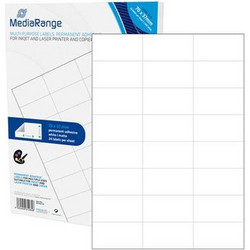 MediaRange Ετικέτες Γενικής Χρήσης 70χ37mm. Λευκές (1.200 Pack) (MRINK149)