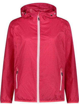 CMP Rain Fix Hood Αθλητικό Γυναικείο Μπουφάν Χειμωνιάτικο Softshell Κοντό Αδιάβροχο Κόκκινο 3X53256-37CC