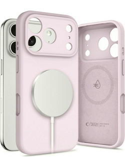 Θήκη iPhone 17 Pro Tech-Protect Silicone MagSafe Σιλικόνης με MagSafe - Mauve (5906302330195)
