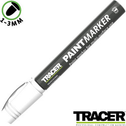 Tracer APTM2 Μαρκαδόρος ανεξίτηλος βαρέως τύπου λευκός