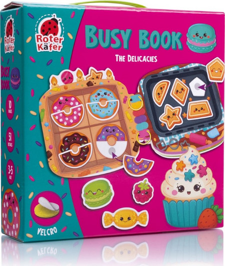 Busy Book Με Velcro Ζωάκια Λιχουδιές Roter Kafer RK1170-03 - Roter Kafer - RK1170-03