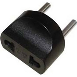 ADAPTOR ΡΕΥΜΑΤΟΣ ΟΒΑΛ 220V/110V-220V ΜΑΥΡΟ AC-7230 ULTIMAX (ΣΕΤ ΜΕ 10)