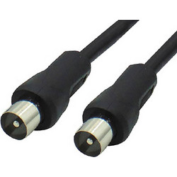 Καλώδιο Κεραίας Coax Male to Coax Male 3m Black 02.006.0046