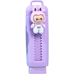 Γόμα Cartoon Pop Mart Cute Labubu Pushable Eraser Drawing Μωβ