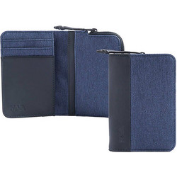 NAVA Μπλε Θήκη καρτών και κερμάτων CC Coin Holder Blue -COIN POCKET AND RFID TN442B