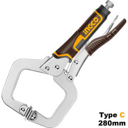 Ingco Πένσα Γκρίπ Συγκράτησης C 280mm - HCCLW0211