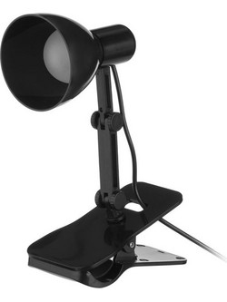 Φακός Διαβάσματος LED USB Μαύρος Ρυθμιζόμενος με Κλιπ Λευκό Φως 10x5x18cm