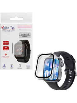 VOLTE-TEL TEMPERED GLASS HUAWEI WATCH FIT 4 1.82" 9H 0.30mm PC EDGE COVER WITH KEY 3D FULL GLUE FULL COVER TRANSPARENT