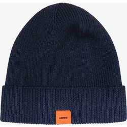 Σκούφος Aspesi Garment Dyed Wool Beanie Hat Blue