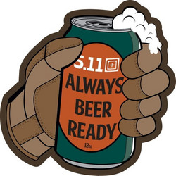 5.11 TACTICAL ΔΙΑΚΡΙΤΙΚΟ ALWAYS BEER READY