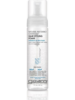 Giovanni Air-Turbo Charged Styling Αφρός Μαλλιών για Όγκο & Λάμψη Δυνατό Κράτημα 207ml