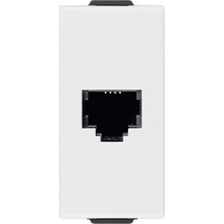 VIMAR NEVE UP ΠΡΙΖΑ ΤΗΛΕΦΩΝΟΥ RJ11 6/4 ΛΕΥΚΗ (09320)