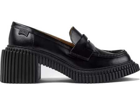 CAMPER ΓΥΝΑΙΚΕΙΑ LOAFERS ΜΕ ΤΑΚΟΥΝΙ PIX LONDON K201811, ΜΑΥΡΟ, Γυναίκα
