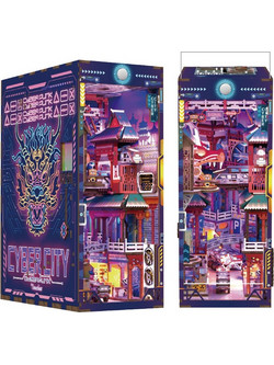 Tonecheer Cyber City 3D Book Nook DIY 284 Κομμάτια 24.5cm TQ131