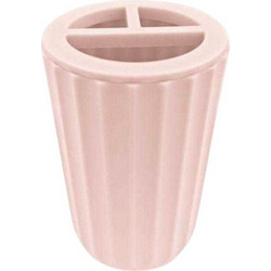 Θήκες οδοντόβουρτσας πλαστικές σε σετ 5Χ - Light Pink - 21632
