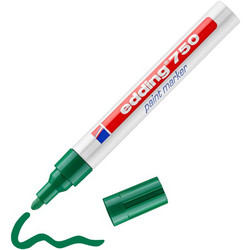 Edding Μαρκαδόρος Λαδιού 750 με μύτη 2-4mm Πράσινο