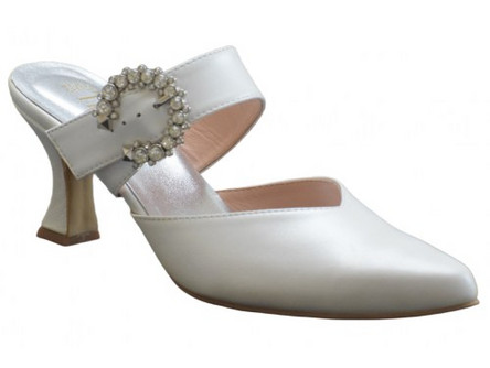 Bianca Mules by Trace | 801-2-HZ | Λευκο