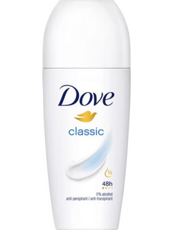 Dove Classic Γυναικείο Αποσμητικό Roll On 48h 50ml