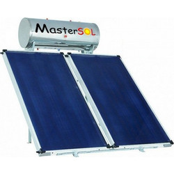 Mastersol Ηλιακός Θερμοσίφωνας 300lt 5m² Glass/Ιnox Διπλής Ενέργειας