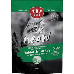 Taf Pets Neow Premium Adult with Rabbit & Turkey in Gravy 80gr