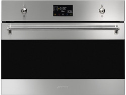 Smeg SO4302M1X Εντοιχιζόμενος Φούρνος Μικροκυμάτων με Grill 40lt Inox