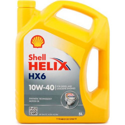 Shell Helix HX6 Λάδι Αυτοκινήτου 10W-40 5lt