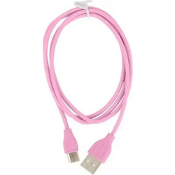 Καλώδιο Δεδομένων Jellico YG-10 Micro USB 1m - ΡΟΖ