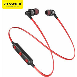 Awei B990BL Ακουστικά Bluetooth In Ear Red