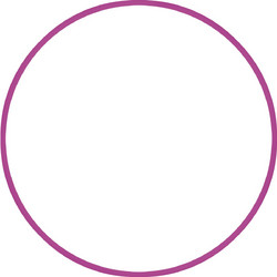 Χούλα-Χουπ 76cm - Φ18mm - 185gr, Φούξια 48163