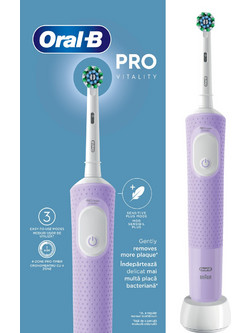 Oral-B Vitality Pro Protect X Clean Lilac Mist Ηλεκτρική Οδοντόβουρτσα