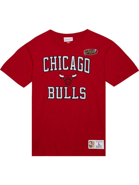 Mitchell & Ness Tee Vintage Logo Chicago Bulls (TCRW6622-CBUYYPPPSCAR)