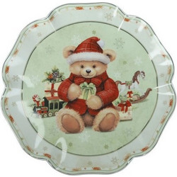 Brandani Χριστουγεννιάτικη Πιατέλα Πορσελάνης Coccole 30cm