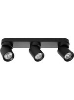 Evivak Σποτ τριπλή μπάρα Aurora 3xGU10 Φ60mm Μαύρο - (109282)