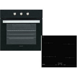 Sharp Φούρνος Ηλεκτρικός Άνω Πάγκου 65lt 59.5cm K-50M22lL2 με Κεραμικές Εστίες KH-6V08FT00