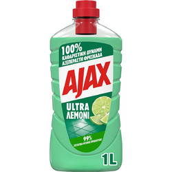 Ajax Ultra Καθαριστικό Πατώματος Λεμόνι 1lt