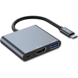 Αντάπτορας Tech-Protect V1-Hub Adapter 3σε1 - Grey