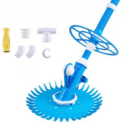 VEVOR Suction Pool Cleaner, Automatic Pool Vacuum Cleaner, Suction Side Automatic Pool Cleaner, Suction Vacuum Pool Sweeper with 12 Holes, for In-Sound and Overground Pool Up to 609,6 x 1066,8 cm