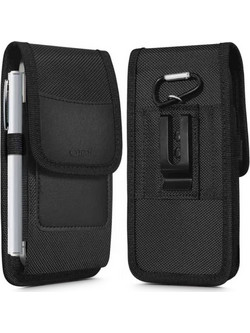 TECH-PROTECT UNIVERSAL BELT FABRIC PHONE POUCH 5.8-6.8'' black